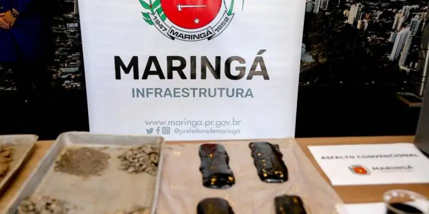 Inovação: Maringá adota asfalto de borracha ecológico